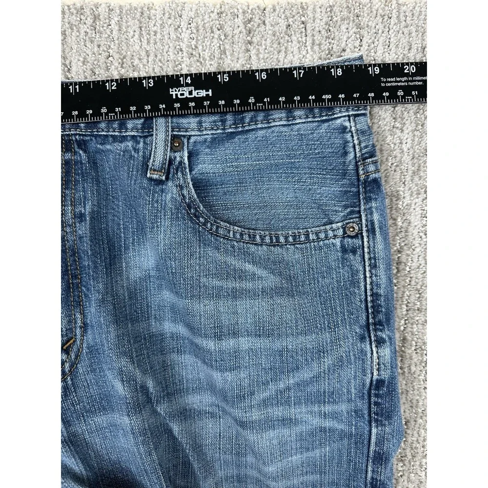 Vtg Levi's 569 Jeans Men 36x34 Fits 38x33.5 Blue Denim Loose Straight Baggy Y2K